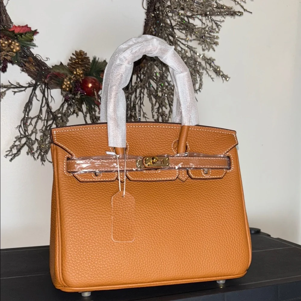 Brown Genuine leather wirkin
